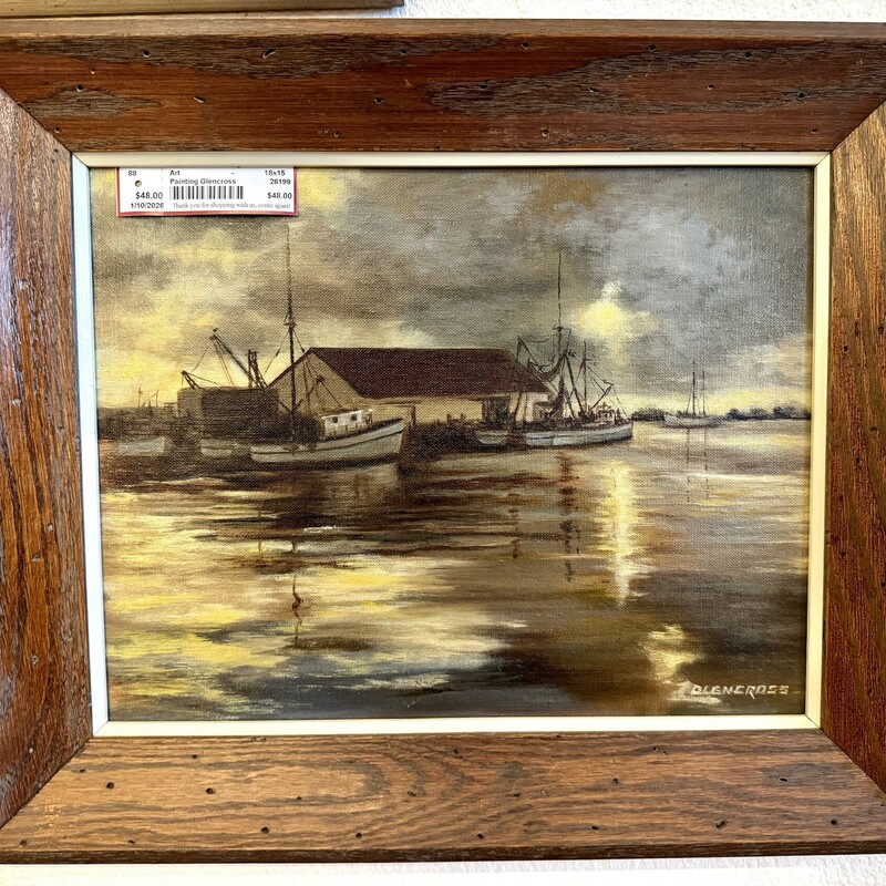 Painting Glencross,
Size: 18x15