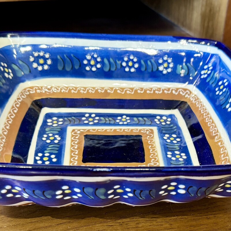 Bowl Mexican, Blue,
Size: 12x12x4