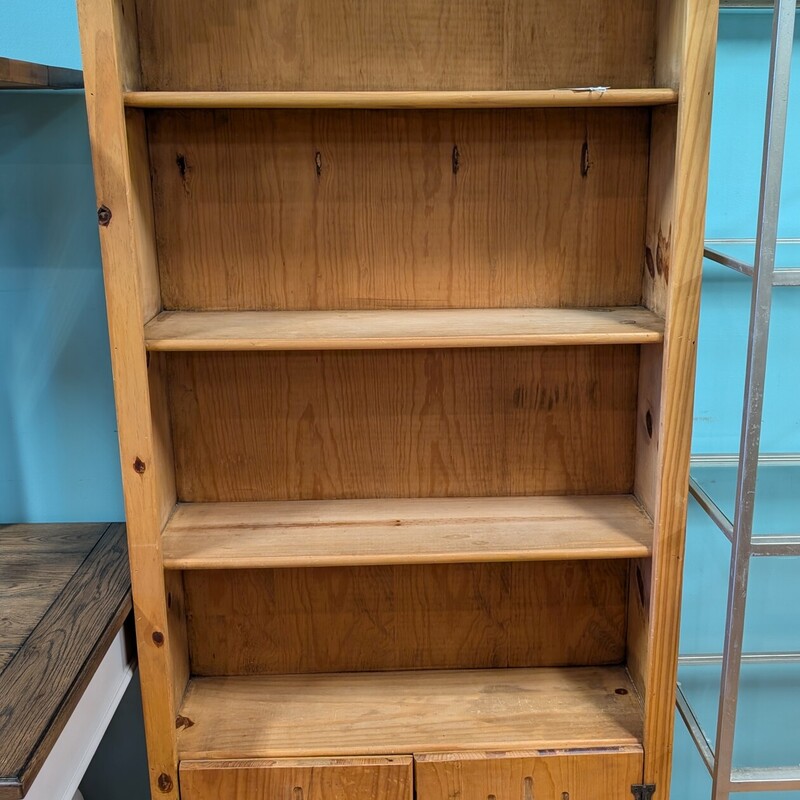 Rustic Pine Bookcase
