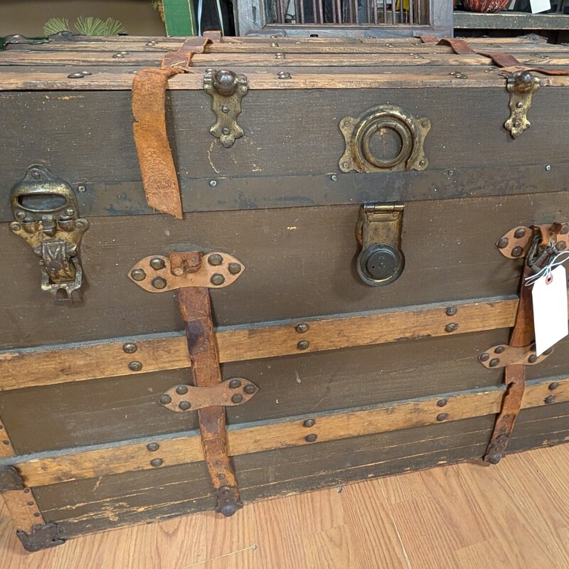 Vintage Wood Trunk