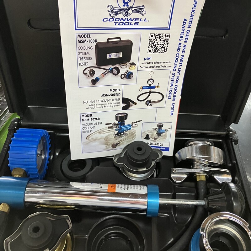 Cooling System Pressure Tester, Cornwell, MSM-100k