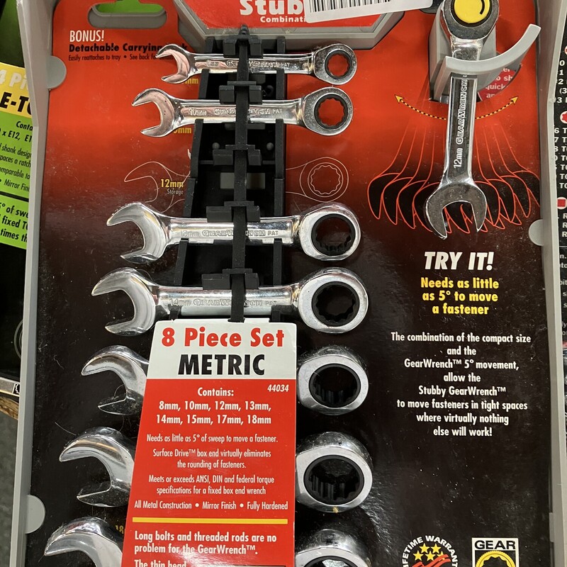 Stubby Ratcheting Wrench