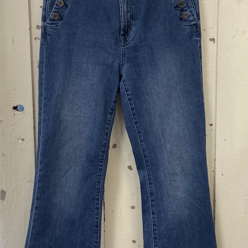 Den Bttn Pcket Flare Jean<br />
Blue<br />
Size: 10 R$89