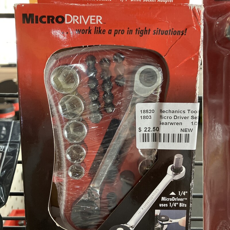 Micro Driver Set, Gearwrench, 35pc
NEW