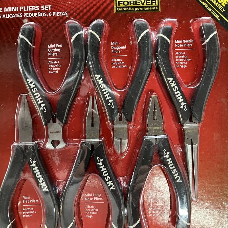 Mini Pliers Set Husky, NEW