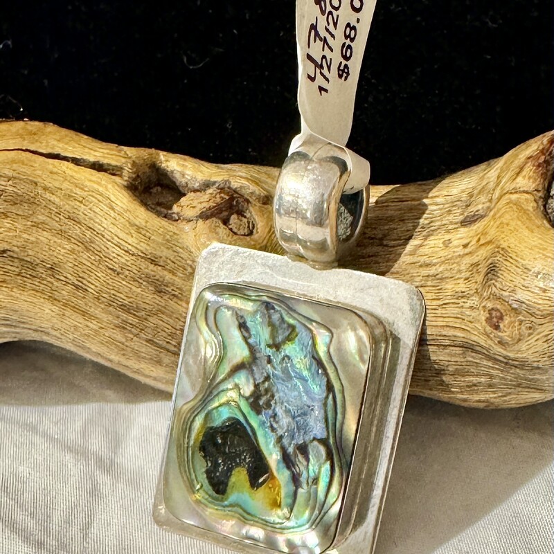 Sterling Abalone Pendant