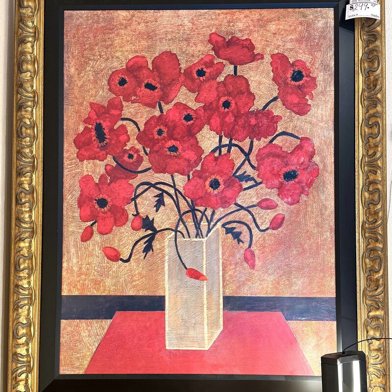 Print Beverly Jean Scarlet Poppies
Size: 44x55