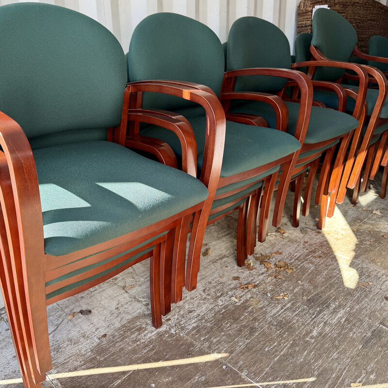 Chair Office/Lobby, Green, Size: 23x21x34<br />
<br />
19 chairs available.