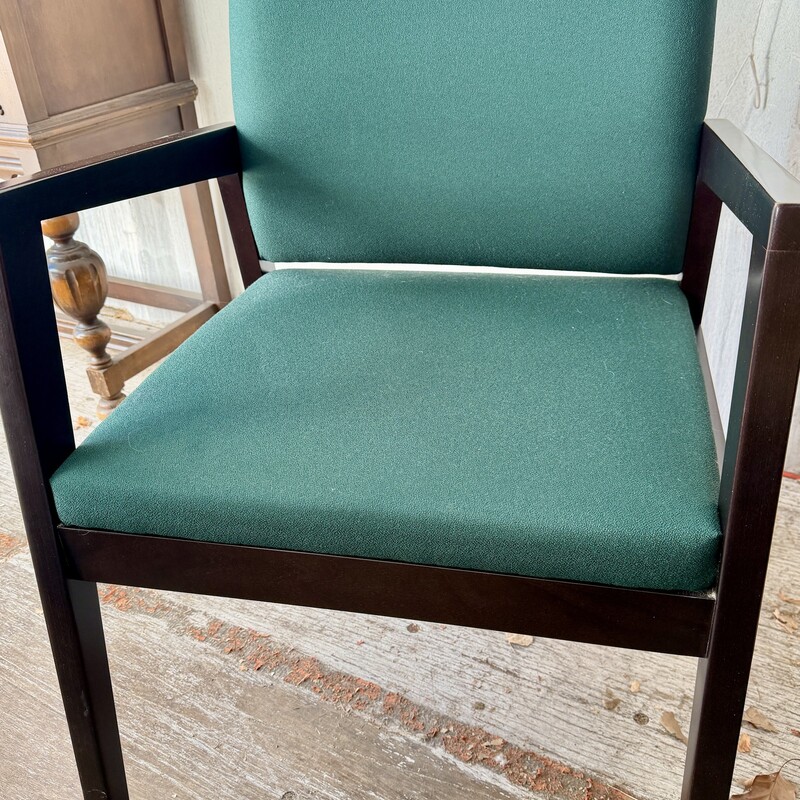 Chair Office/Lobby, Green, Size: 23x21x32

2 chairs available.