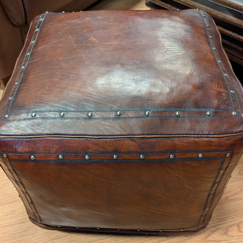 Western Leather Cube