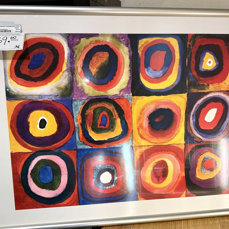Print Kandinsky, Circles
Size: 25x34