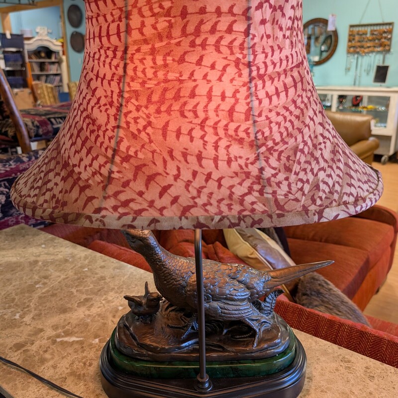 Pheasant Table Lamp, Maitland Smith<br />
20 x 24h
