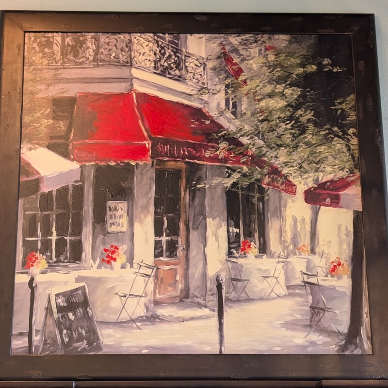 Paris Cafe 3pm Sharp, Giclee, Limited
57 x 57