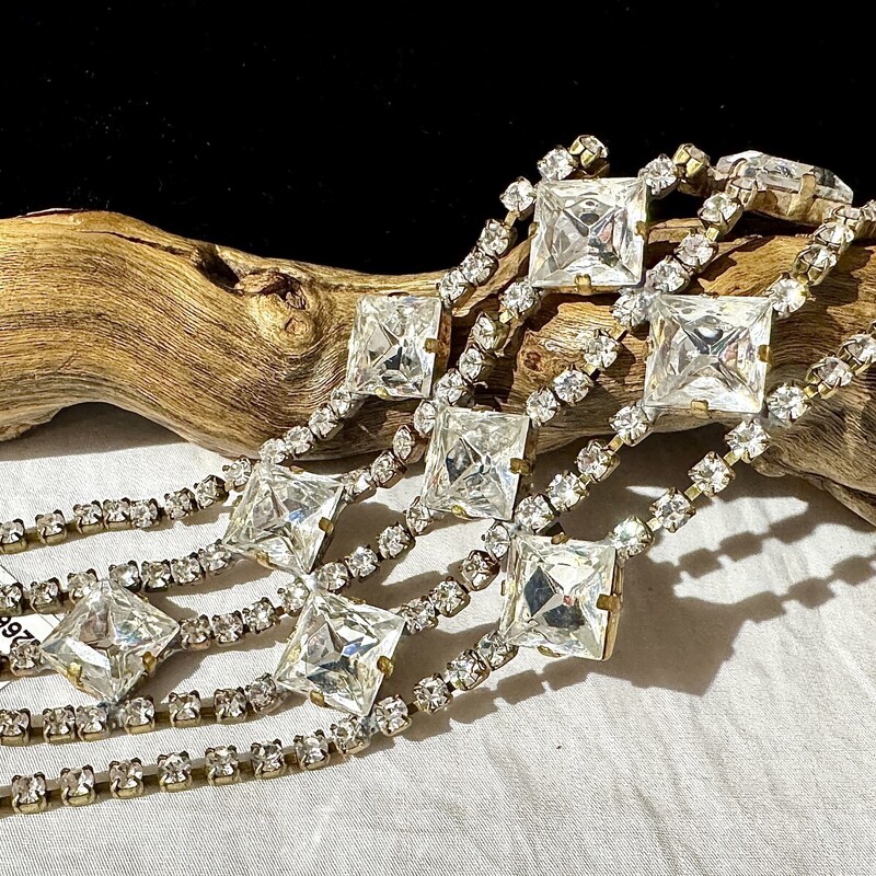 5-row Rhinestone bracelet