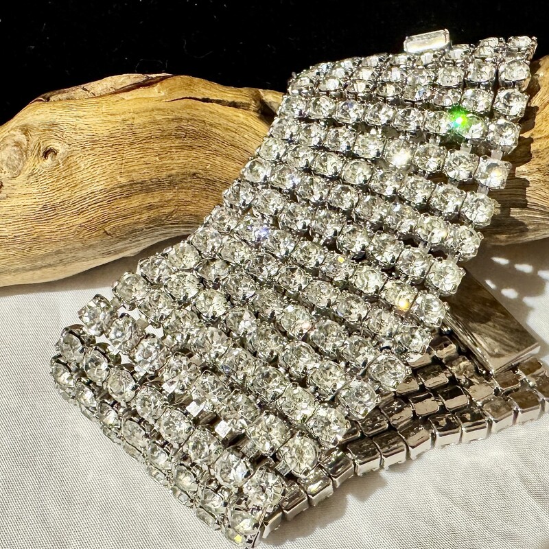 8-row rhinestone bracelet