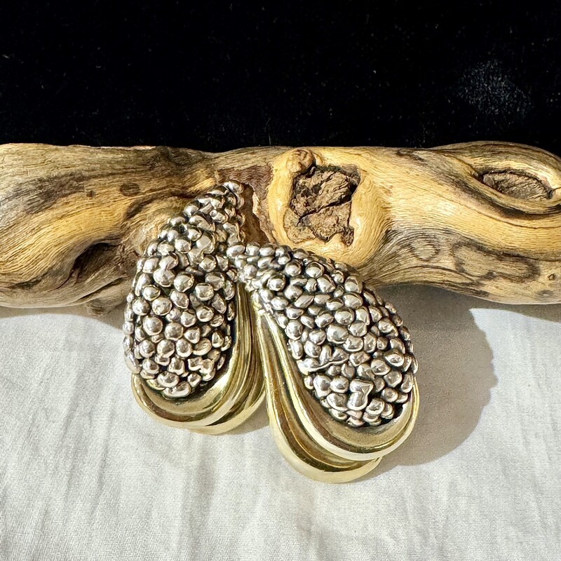 Vintage sterling tear drop earrings