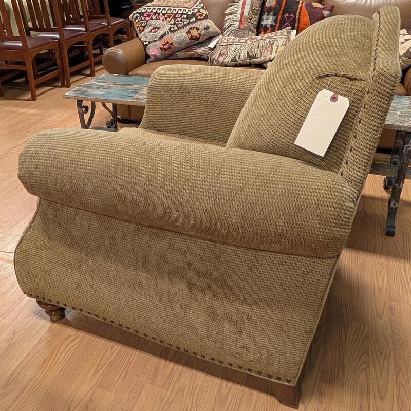 Taylor King Arm Chair, Tan, Fabric<br />
39 x 36 x 38h<br />
Seat 21d Seat 19h