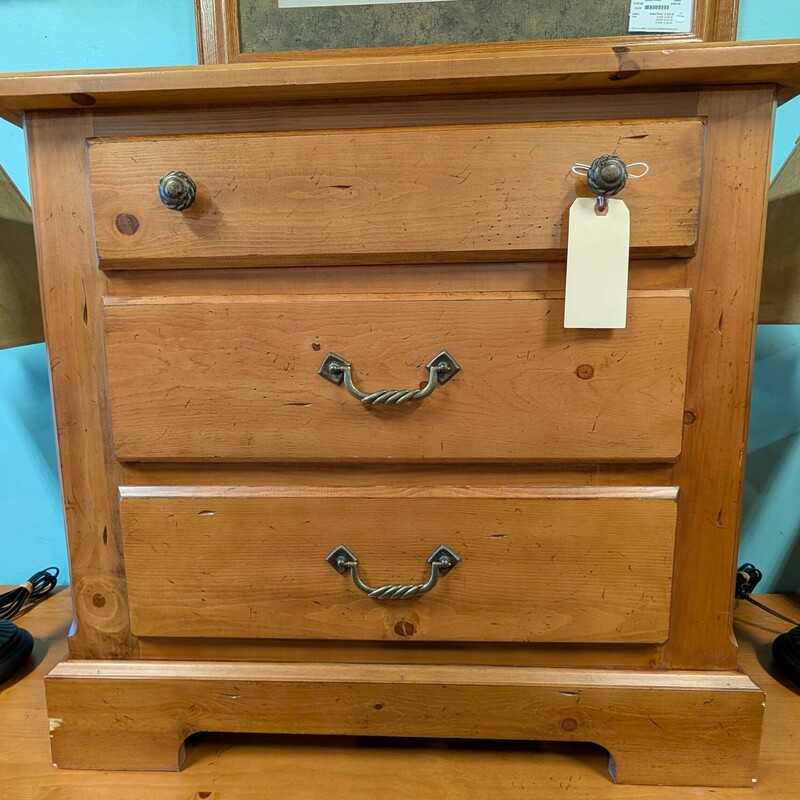 Rustic 3 Drawer