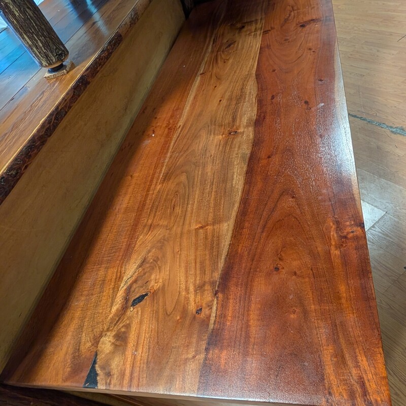 Wood W/Metal Pulls, Dark Stain, 6 Drawer<br />
56 x 20 x36h