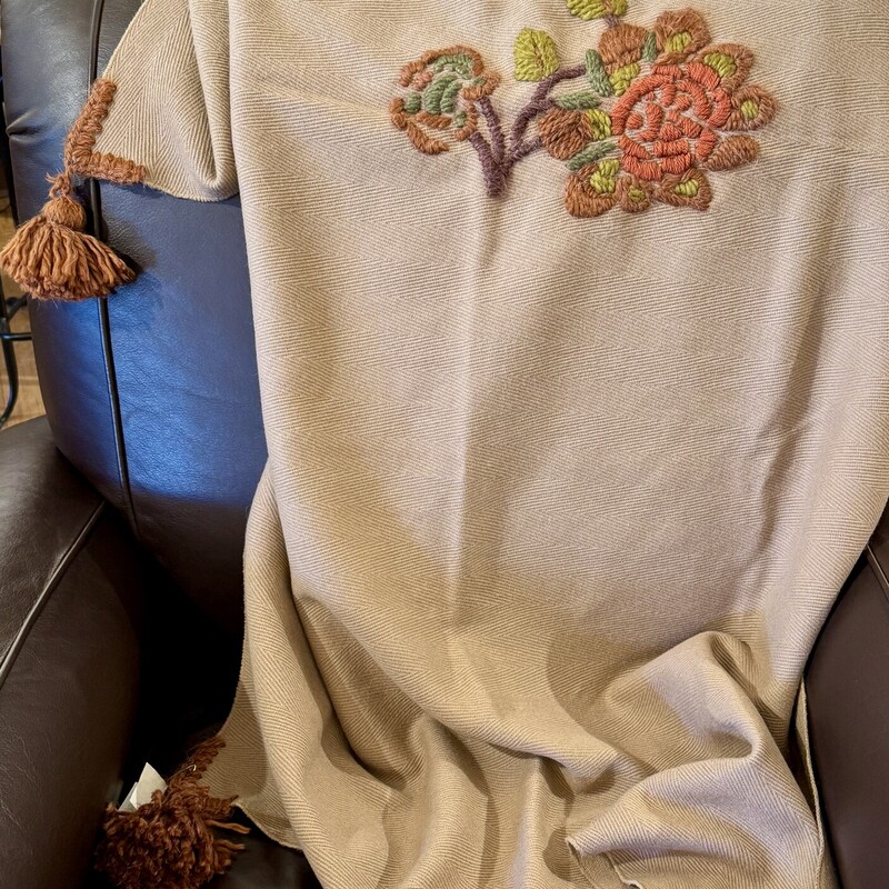 Throw Embroidered Uruguay