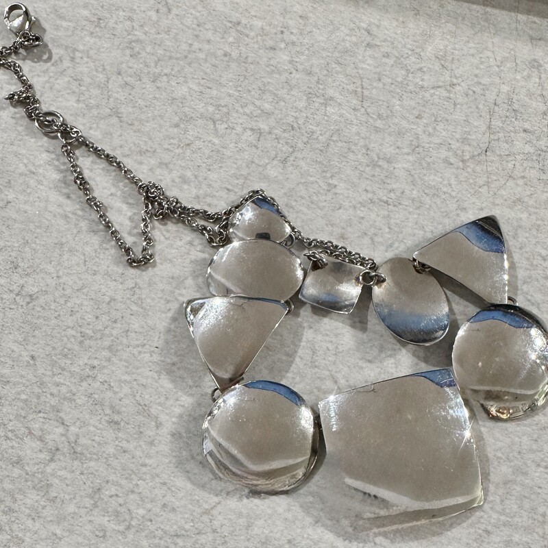 Silver Shapes necklace