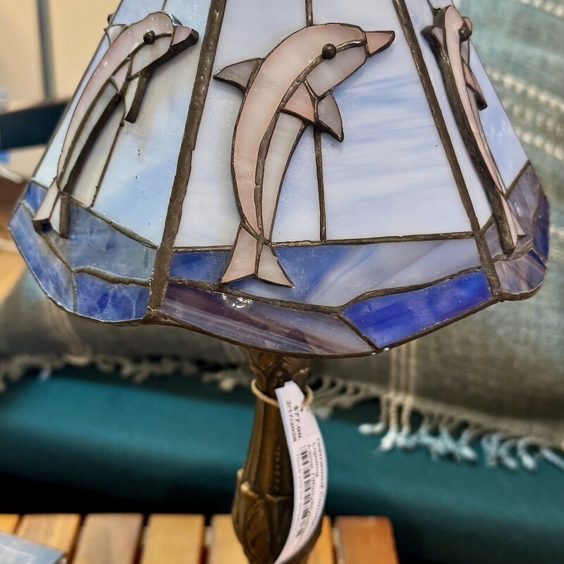 Lamp TiffanyStyleDolphins