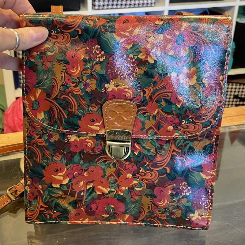 NWT Grn/B Pk Floral Purse