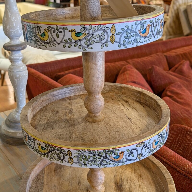 3 Tier Wood Stand