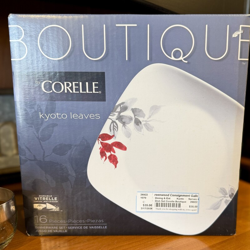 Dish Set Corelle Boutique