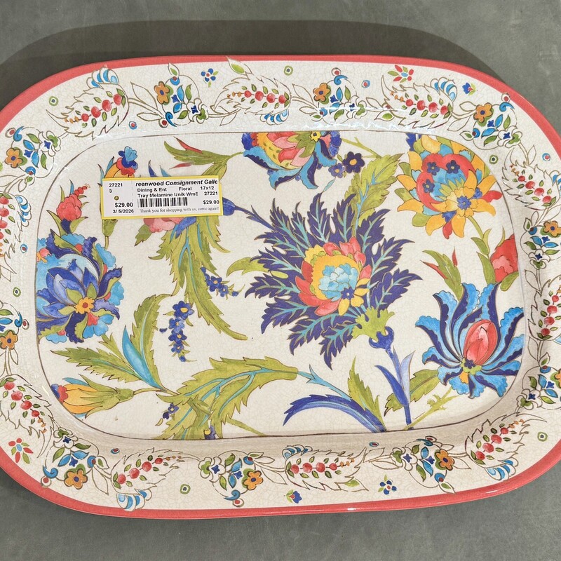 Tray Melamine Iznik WmSon