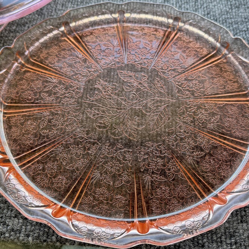 Plate Depression Glass