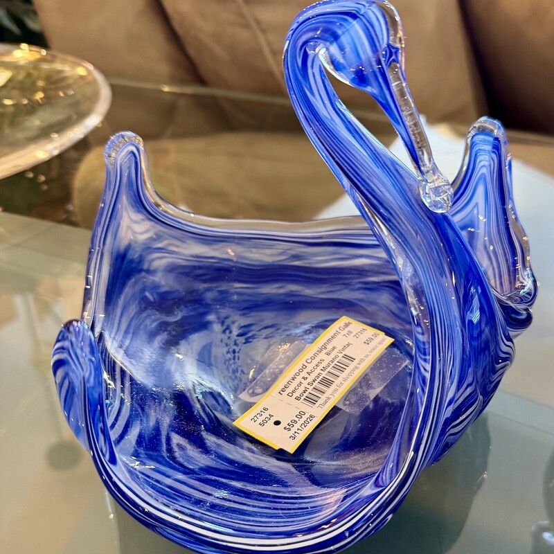 Bowl Swan Murano Vintage