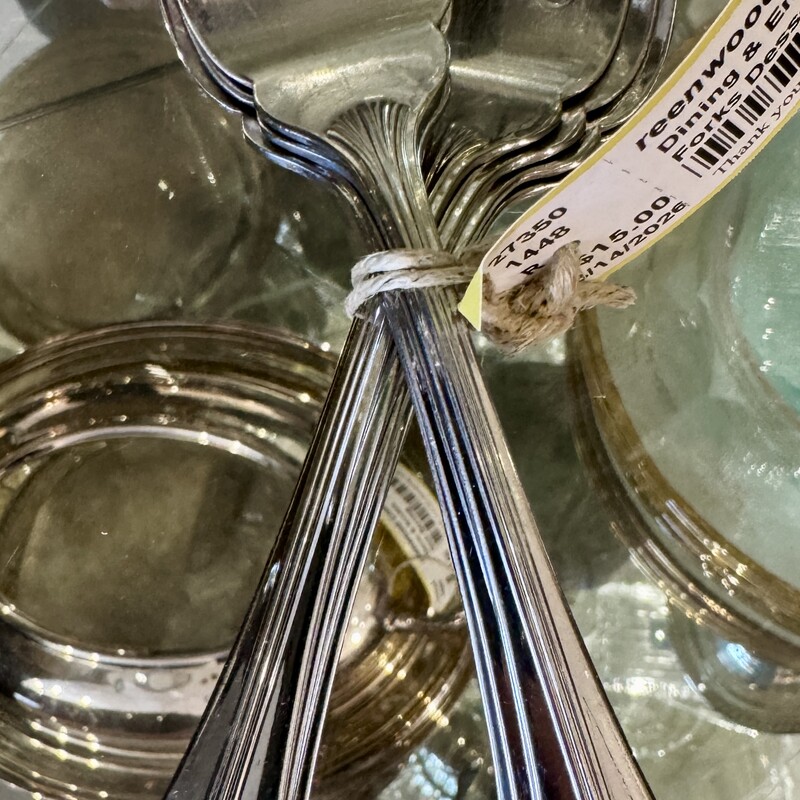 vintage Forks Dessert Reed & Bart, Stainless,
Size: 8 Pcs