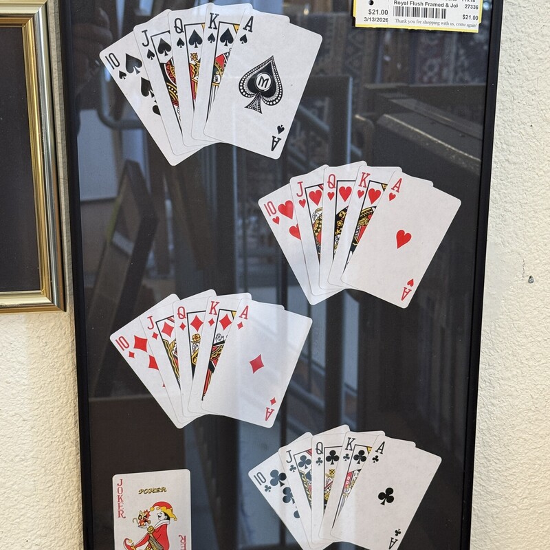 Royal Flush Framed & Joke