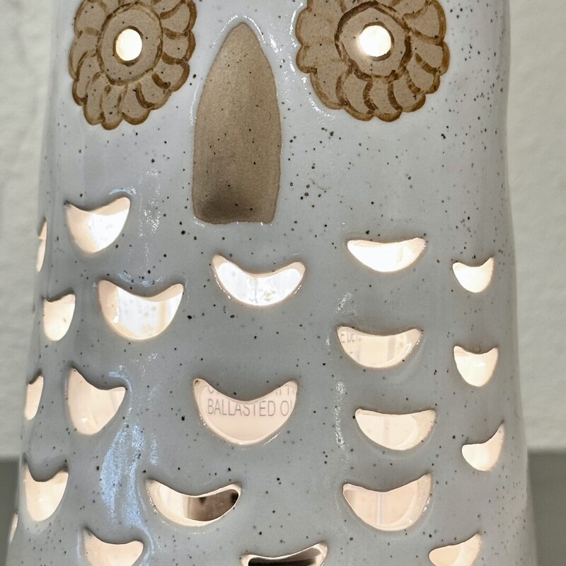Lamp Owl Urban Outfitters, Ceramic, Size: 7H