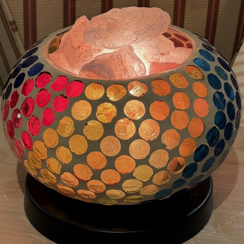 Lamp Himalayan Salt Mosai