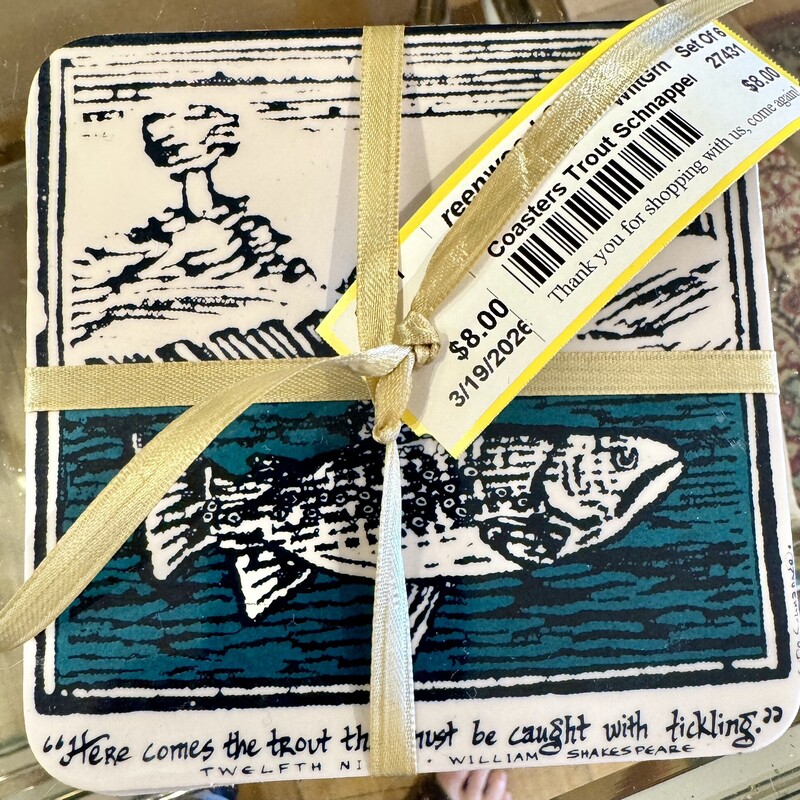 Coasters Trout Schnapper