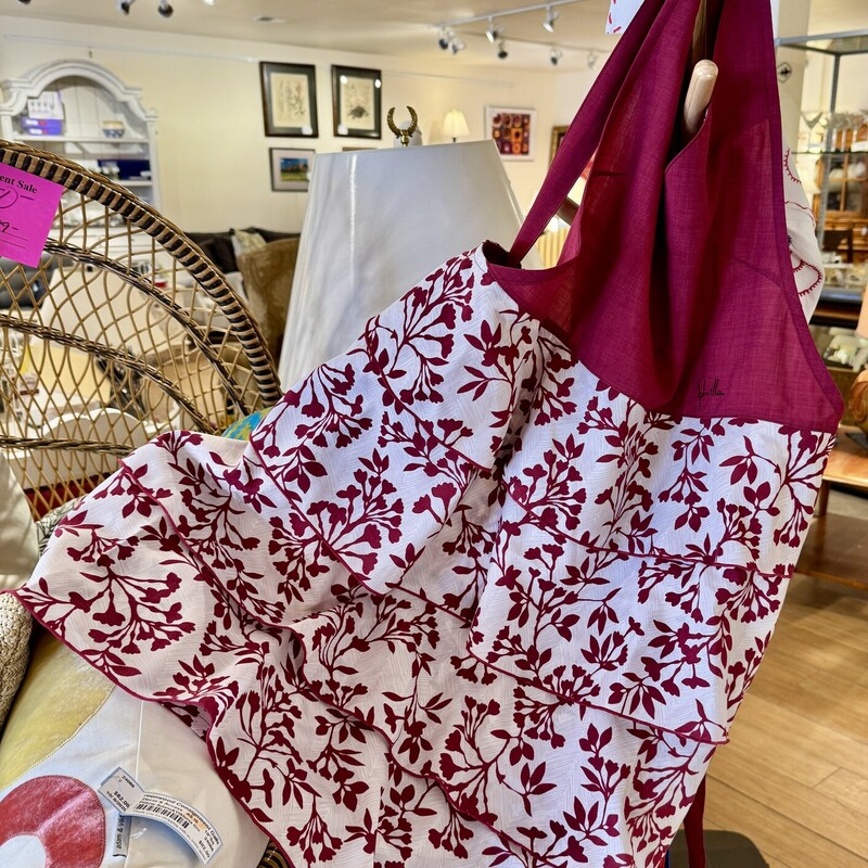 Apron Sybilla, Magenta, Size: Bib Apron