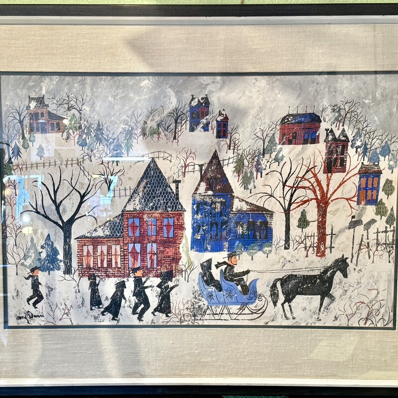 Painting Harry Dunn Winte