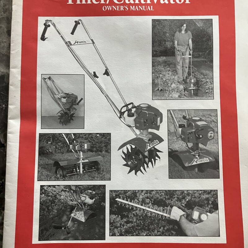 Tiller, Mantis<br />
<br />
2 stroke engine<br />
with edger attachment and owners manual