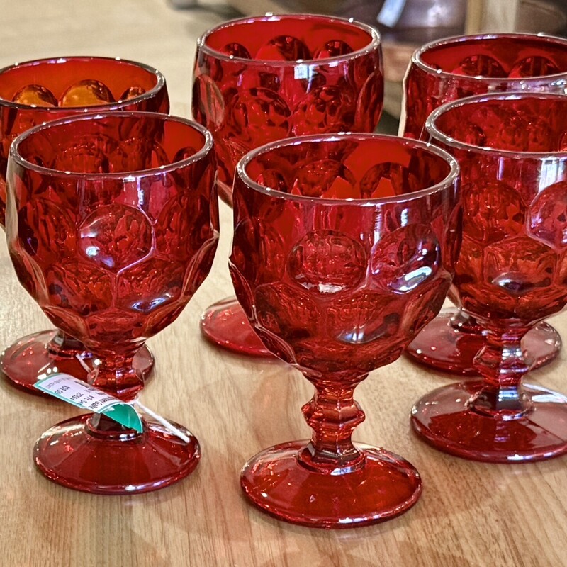 Vintage Goblets Imperial Glass
 Size: 6 Pc Set

Second 6 piece set available also