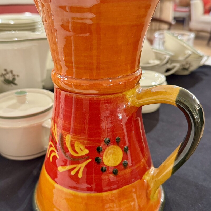 Pitcher Ceramic Painted