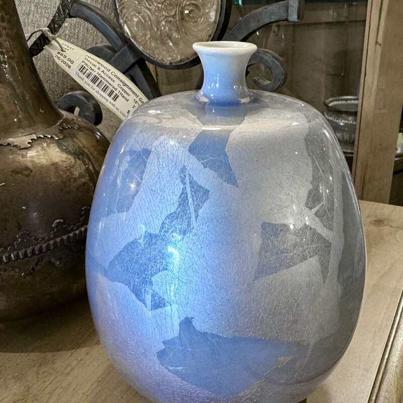 Vase 2-Tone Blue