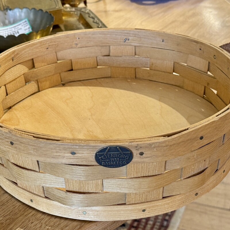 Basket  Peterboro Leather