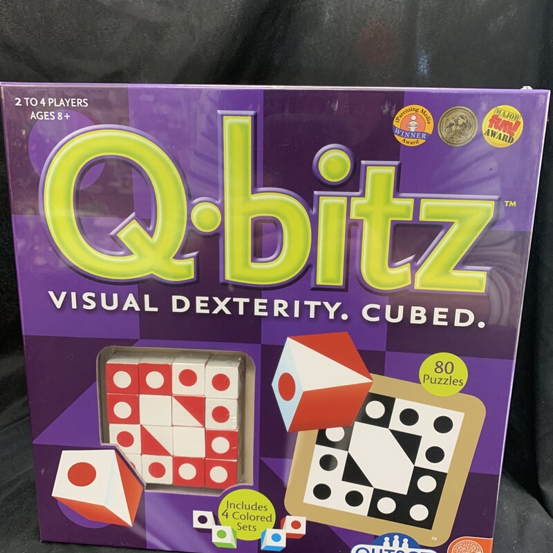 Q-bitz, 2-4 Players, Game
Ages 8+