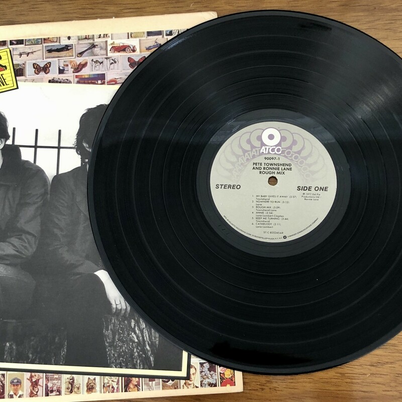 Pete Townshend & Ronnie Lane Rough Mix LP Vinyl Album c.1977. Album condition is excellent, cover condition is excellent.