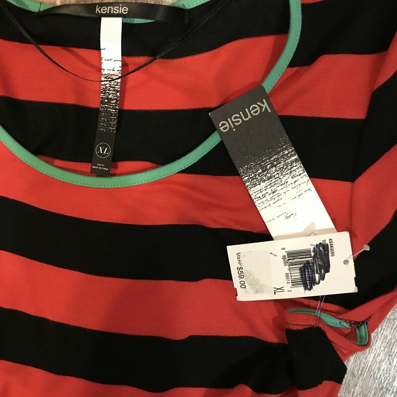 Kensie NWT Dress, Striped, Size: Xlarge, BIN-R13
