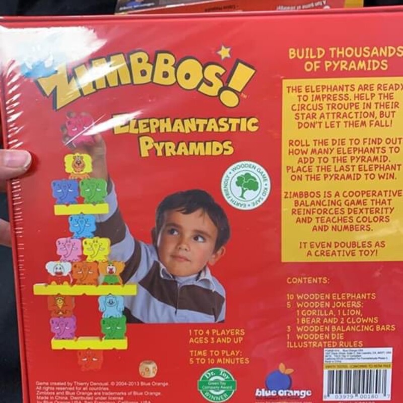 Zimbbos, Ages 3+, Size: Game