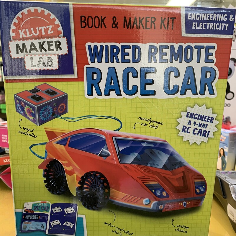 Wired Remote Race Car, 8+, Size: DIY