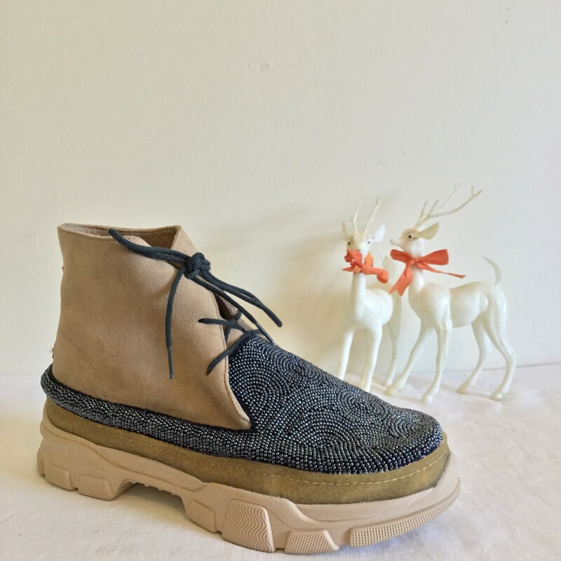 Laid Back London Embre, Gunmetal, Size: 39